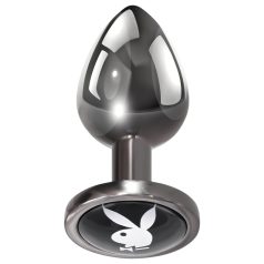 Playboy Tux - buttplug - klein - zilver