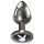 Playboy Tux - buttplug - klein - zilver