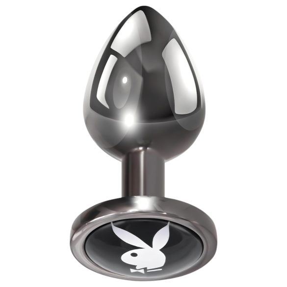 Playboy Tux - buttplug - klein - zilver
