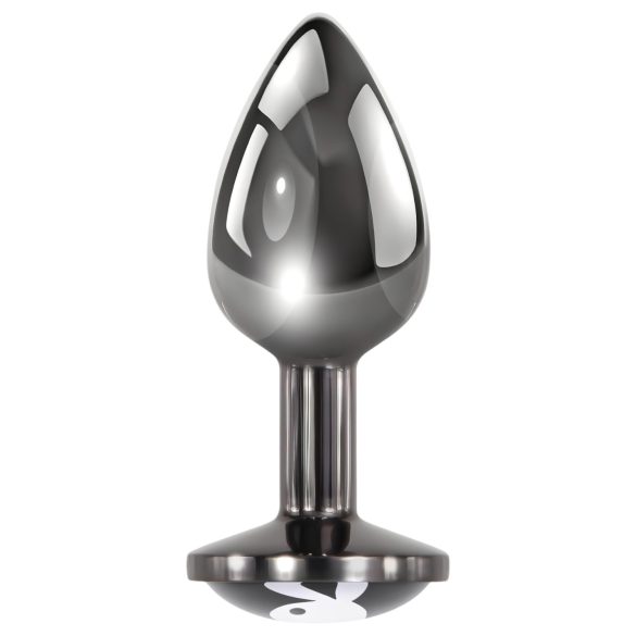 Playboy Tux - buttplug - klein - zilver