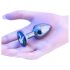 Playboy Tux - anaal plug - klein (zilver)