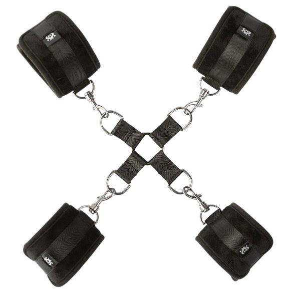 Sei Mio - pols- en enkelboeien - verstelbaar - zwart