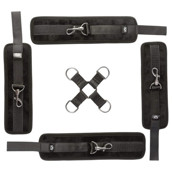 Sei Mio - pols- en enkelboeien - verstelbaar - zwart