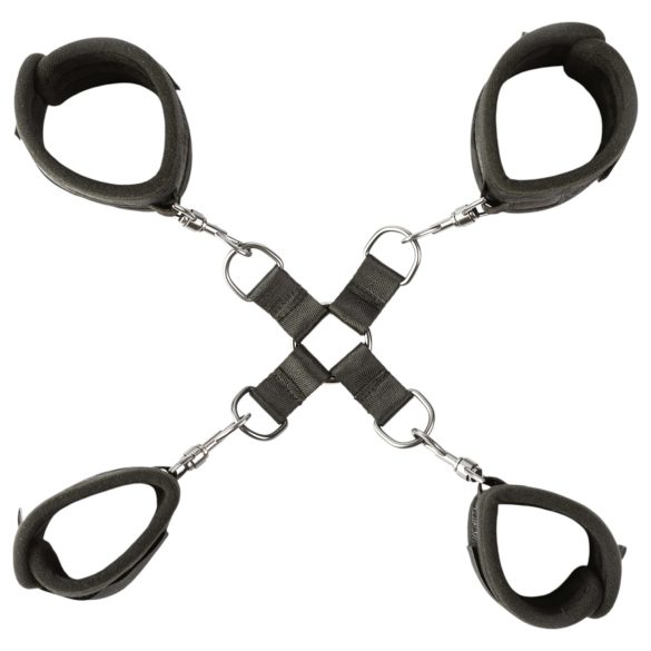 Sei Mio - pols- en enkelboeien - verstelbaar - zwart