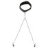 Sei Mio - Halsband en Tepelklemmen (zwart)