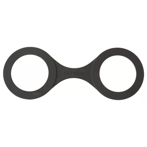 Sei Mio - polsboeien - siliconen - zwart - maat L