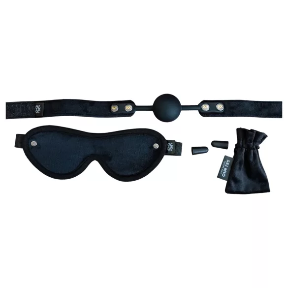 Sei Mio - BDSM set voor gevorderden - zwart