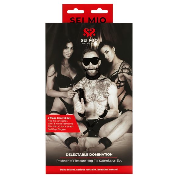 Sei Mio - bondage set - 6-delig - zwart
