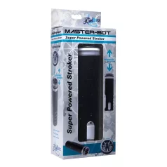   Master-Bot - op-en-neer bewegende, zachte, stekelige mond masturbator (zwart)