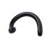 Hosed Spiral: Zwarte Anale Slang 19 - zuignap dildo
