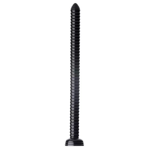 HOSED - anale dildo met zuignap - geribbeld - zwart