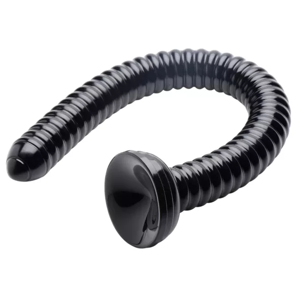 HOSED - anale dildo met zuignap - geribbeld - zwart