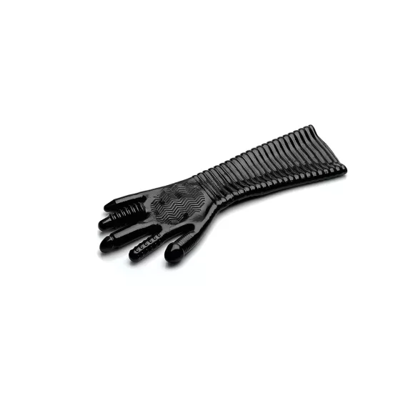 XR Brands - Pleasure Fister - getextureerde fistinghandschoen (zwart)