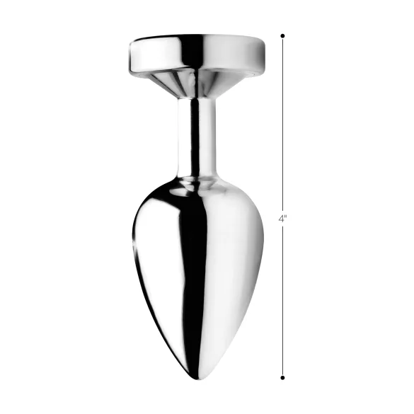 Booty Sparks - buttplug met licht - groot - zilver