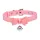 Master Series Golden Kitty - kattenhalsband met strik en belletje - roze