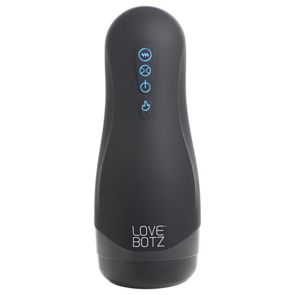 Lovebotz Auto Milker - waterdichte zuig-vibrerende masturbator (zwart)