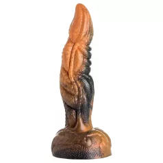   Creature Cocks Ravager - siliconen dildo met textuur - 20cm - oranje