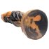 Creature Cocks Ravager - Textuurrijke siliconen dildo 20cm (oranje)