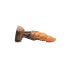 Creature Cocks Ravager - Textuurrijke siliconen dildo 20cm (oranje)