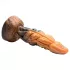 Creature Cocks Ravager - siliconen dildo met textuur - 20cm - oranje