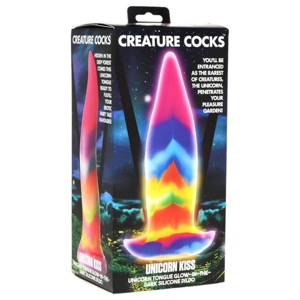 Creature Cocks Tongue - dildo - glow in the dark - siliconen - 21cm