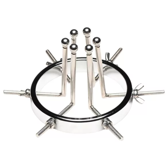 XR Brands Oculus - anale spreider - roestvrij staal - zilver