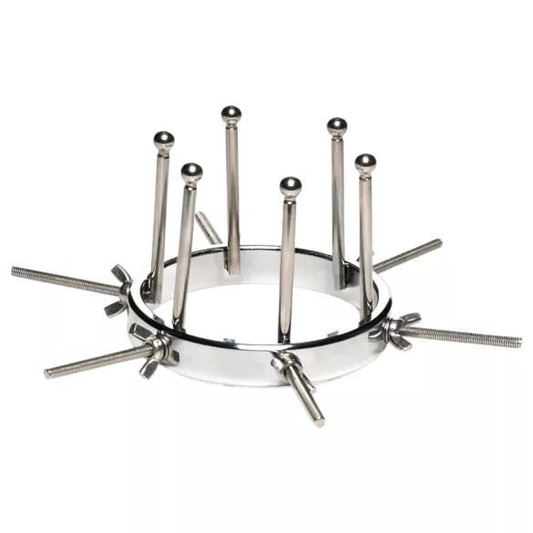 XR Brands Oculus - anale spreider - roestvrij staal - zilver