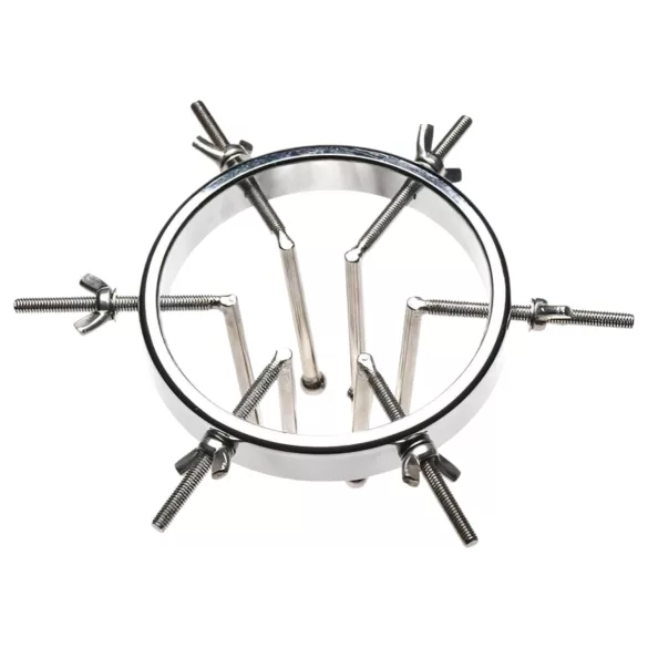 XR Brands Oculus - anale spreider - roestvrij staal - zilver