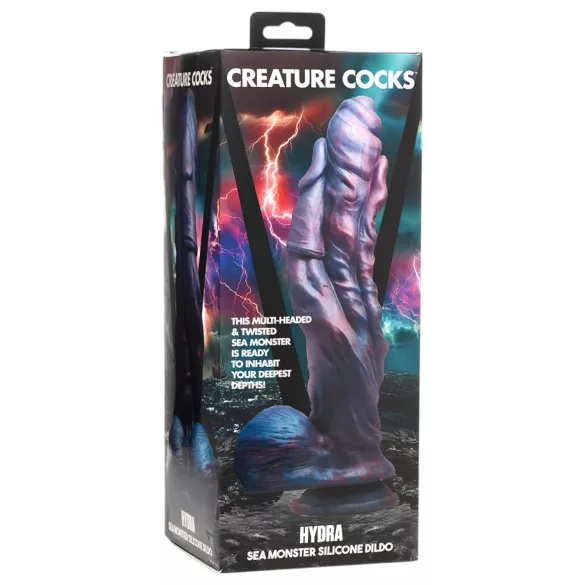 Creature Cocks Hydra - siliconen dildo - 27cm - paars