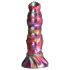 Larva van de Ruimteseks: Regenboog Alien Dildo
