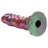 Larva van de Ruimteseks: Regenboog Alien Dildo