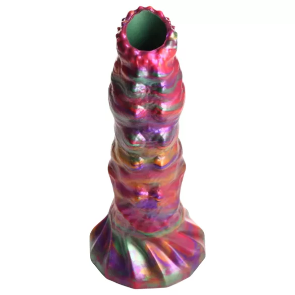 Creature Cocks Larva - ovipositor dildo - alien - siliconen - regenboog