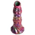 Creature Cocks Larva - ovipositor dildo - alien - siliconen - regenboog