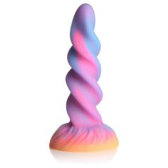   Creature Cocks Moon Rider - lichtgevende eenhoorn dildo (paars-roze)
