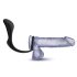 Anale Avonturen Platinum - zwart dildo met penisring