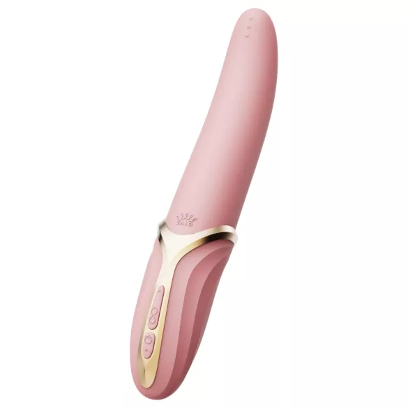 Zalo Eve - oplaadbare verwarmde roterende vibrator - siliconen roze