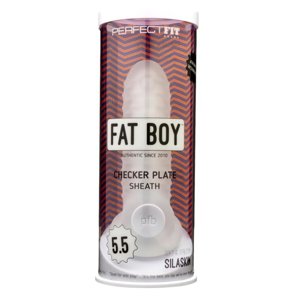 Fat Boy Checker Box - penismantel (15cm) - wit