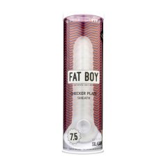 Fat Boy Checker Box - penismantel - geribd - wit - 19cm