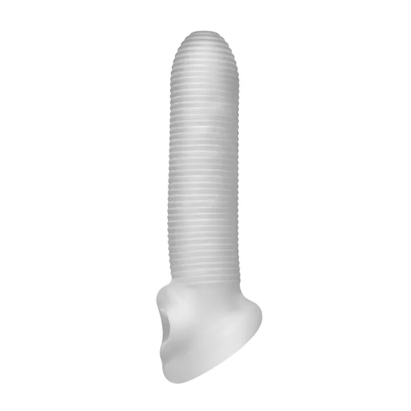 Perfect Fit - Fat Boy Micro Ribbed - penishuls (17 cm, wit)