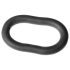 Perfect Fit Ultra Wrap 9 - dikke zwarte penisring (22 cm)