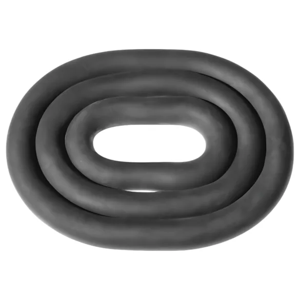 Perfect Fit Ultra Wrap - dikke penisring set - zwart - 3 stuks