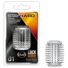 Stay Hard - penis sleeve met structuur - transparant