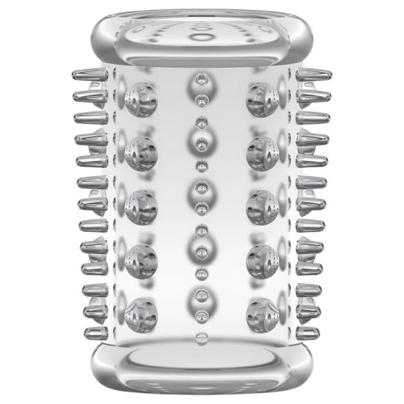 Stay Hard - penis sleeve met kleine noppen - transparant