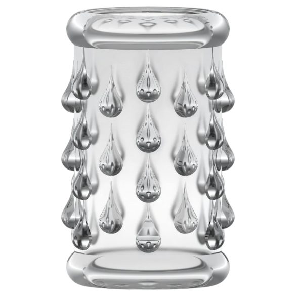 Stay Hard - penis sleeve met bolletjes - transparant