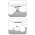 Stay Hard - penisring set - silicone - zwart