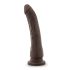 Dr. Skin 8,5 - levensechte dildo met zuignap - bruin (20,5cm)