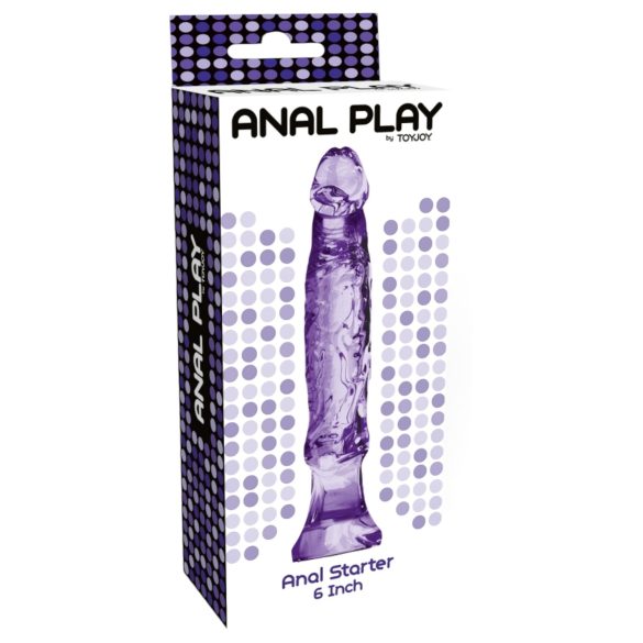 Toyjoy - anaal starter dildo - realistisch - 16cm - paars