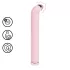 Loveline - G-punt glazen vibrator (roze)