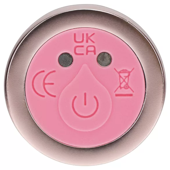 Loveline - G-punt glazen vibrator (roze)