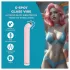 Loveline - G-punt glazen vibrator (roze)